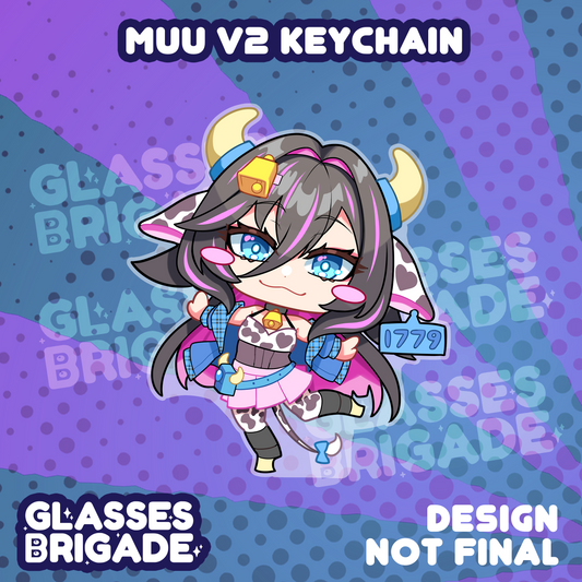 Muu V2 : Chibi Acrylic Keychain