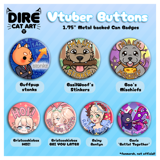 Dire's Vtuber Buttons